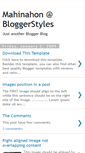 Mobile Screenshot of mahinahon-template.blogspot.com