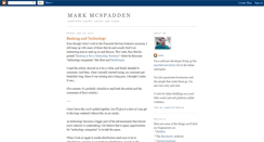 Desktop Screenshot of markmcspadden.blogspot.com