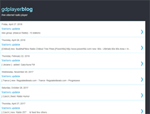 Tablet Screenshot of gdplayer.blogspot.com