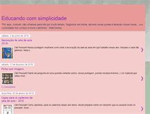 Tablet Screenshot of educandocomsimplicidade.blogspot.com