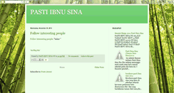 Desktop Screenshot of pastiibnusinawp.blogspot.com