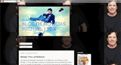 Desktop Screenshot of michaeljfoxtheonefansclub.blogspot.com