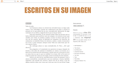 Desktop Screenshot of escritosensuimagen.blogspot.com