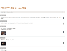 Tablet Screenshot of escritosensuimagen.blogspot.com