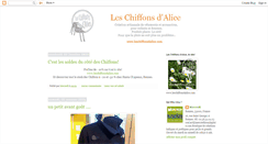 Desktop Screenshot of leschiffonsdalice.blogspot.com