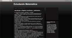 Desktop Screenshot of mjfmatematica.blogspot.com