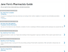 Tablet Screenshot of pharmacistsguide.blogspot.com