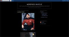 Desktop Screenshot of morphedmuscle.blogspot.com