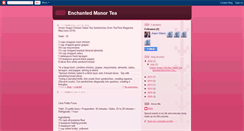 Desktop Screenshot of enchantedmanortea.blogspot.com