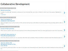 Tablet Screenshot of collaborativedevelopment.blogspot.com