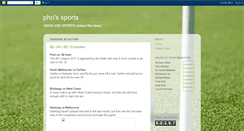 Desktop Screenshot of phossports.blogspot.com