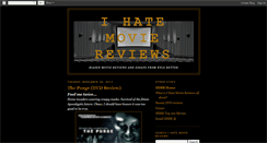 Desktop Screenshot of ihatemoviereviews.blogspot.com