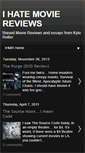 Mobile Screenshot of ihatemoviereviews.blogspot.com