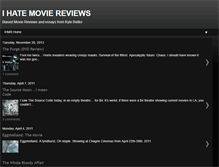 Tablet Screenshot of ihatemoviereviews.blogspot.com