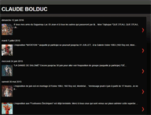 Tablet Screenshot of infoclaudebolduc.blogspot.com