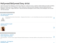 Tablet Screenshot of hollywood-bollywoodsexyartist.blogspot.com