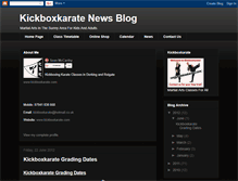 Tablet Screenshot of kickboxkarate.blogspot.com