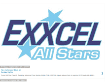 Tablet Screenshot of exxcelallstars.blogspot.com