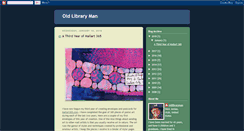 Desktop Screenshot of oldlibraryman.blogspot.com