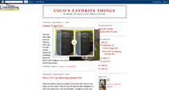 Desktop Screenshot of cocosfavoritethings.blogspot.com