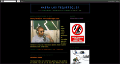 Desktop Screenshot of hastalostequeteques.blogspot.com