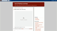 Desktop Screenshot of lotsofdonkeys.blogspot.com