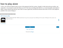 Tablet Screenshot of howtoplayalone.blogspot.com