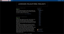 Desktop Screenshot of polkupyora.blogspot.com