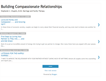 Tablet Screenshot of buildingcompassionaterelationships.blogspot.com