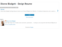 Tablet Screenshot of dionneb.blogspot.com