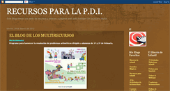 Desktop Screenshot of multirecursospdi.blogspot.com