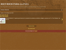 Tablet Screenshot of multirecursospdi.blogspot.com