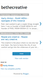 Mobile Screenshot of bethecreative.blogspot.com