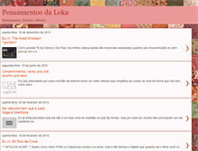 Tablet Screenshot of lokathoughts.blogspot.com