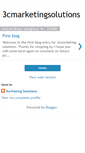 Mobile Screenshot of 3cmarketingsolutions.blogspot.com