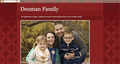 Desktop Screenshot of deumanfamily.blogspot.com