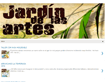 Tablet Screenshot of jardindelasartes.blogspot.com