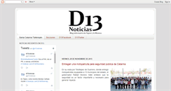 Desktop Screenshot of d13noticiassantacatarina.blogspot.com