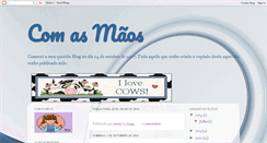 Desktop Screenshot of com-as-maos.blogspot.com