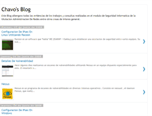 Tablet Screenshot of chavosec.blogspot.com