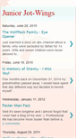 Mobile Screenshot of juniorjottings.blogspot.com