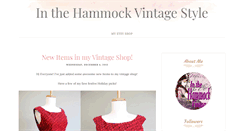 Desktop Screenshot of inthehammockvintage.blogspot.com