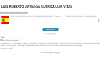 Tablet Screenshot of curriculumluisarteaga.blogspot.com