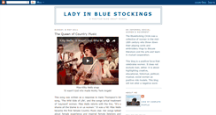Desktop Screenshot of ladyinbluestockings.blogspot.com