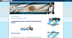 Desktop Screenshot of lacamporaunituc.blogspot.com