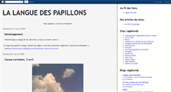 Desktop Screenshot of lalanguedespapillons.blogspot.com