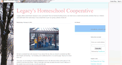 Desktop Screenshot of legacyhs.blogspot.com