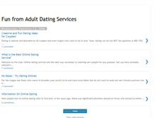 Tablet Screenshot of funfromadultdatingservices.blogspot.com