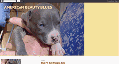 Desktop Screenshot of blue-pit-bull-puppies-sale.blogspot.com