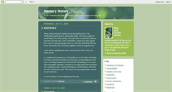 Desktop Screenshot of memorystones.blogspot.com